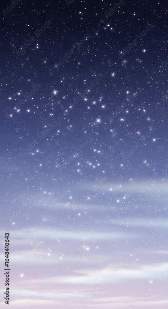 Obraz premium Celestial expanse shimmering starfield with celestial illumination and ethereal wonder