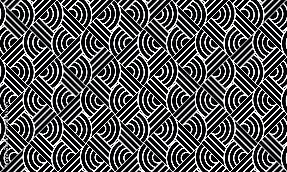 Abstract geometric pattern. A seamless vector background. White and black ornament. Graphic modern pattern. Simple lattice graphic design. Abstract geometric pattern. A seamless vector background. White and black ornament. Graphic modern pattern. Simple lattice graphic design.