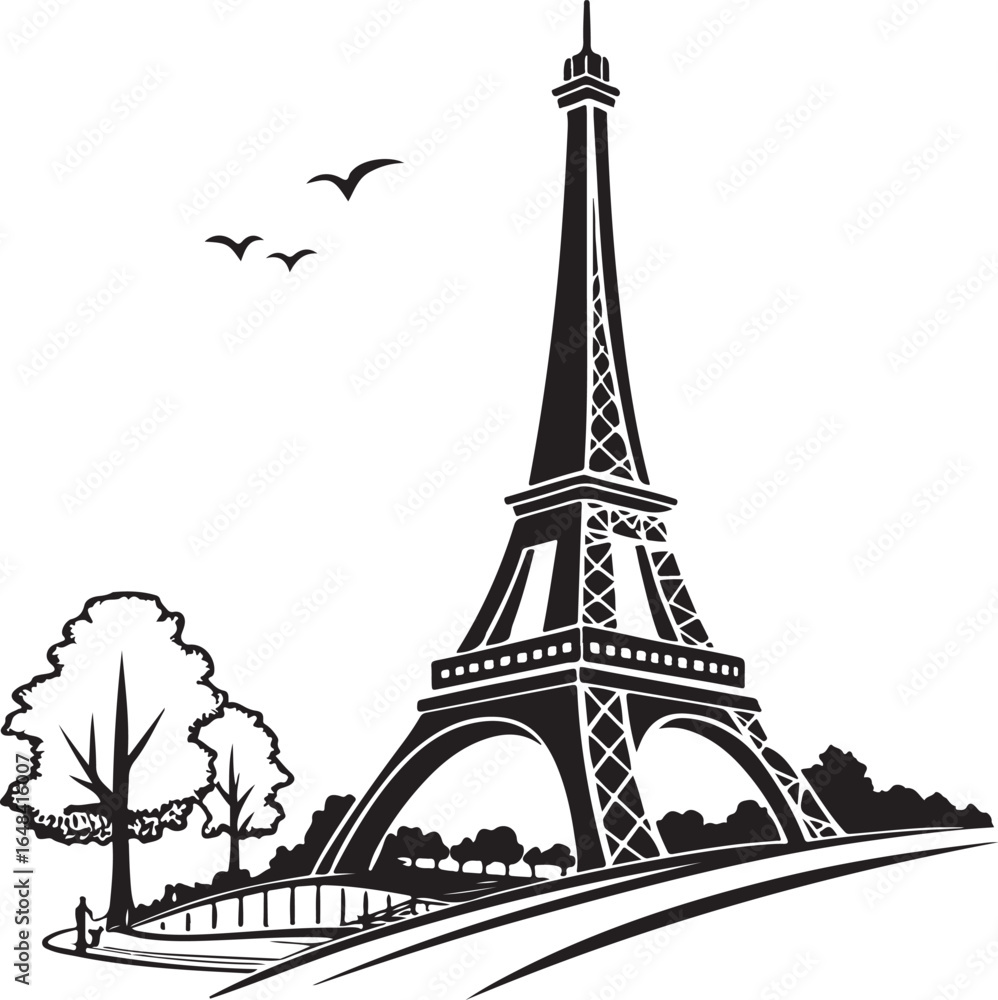 Obraz premium eiffel tower in paris