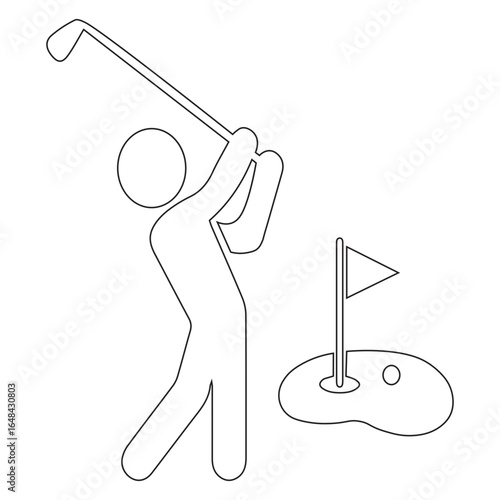 Golfing