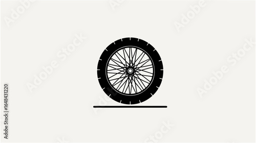 Simple illustration of wheel