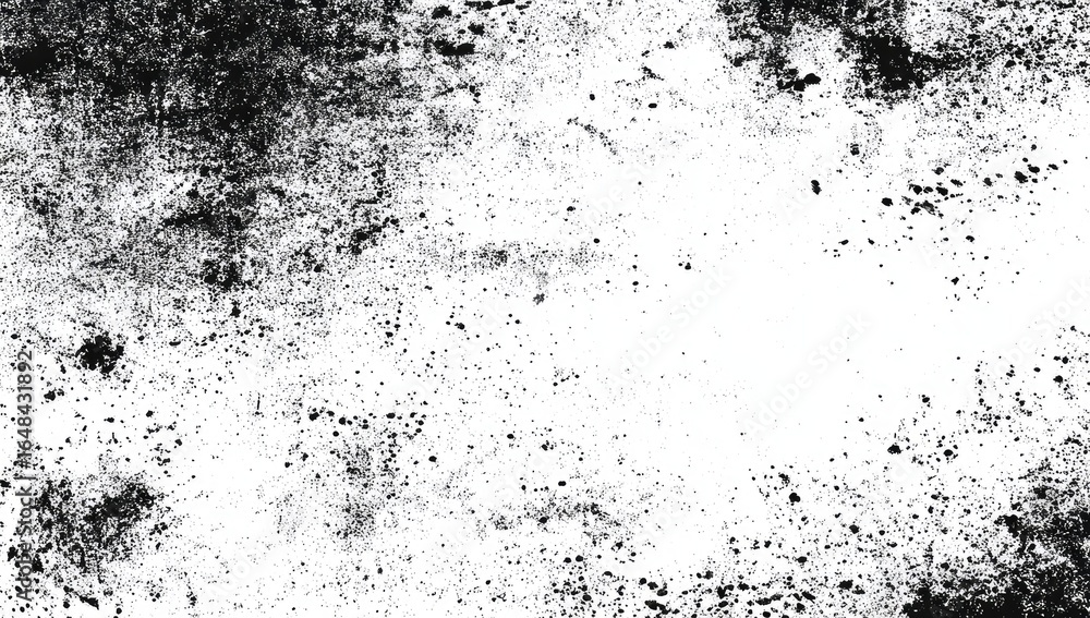 Fototapeta premium Abstract monochrome texture, dark specks on light background
