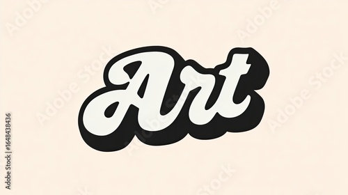 Wallpaper Mural Bold, stylized wordmark of the word "Art Torontodigital.ca