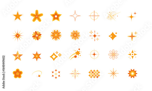 ゴールド スパークルスター アイコンセット – きらめき・光・輝き・装飾素材
Golden Sparkle Star Icon Set – Glitter, Shine, Light Burst, Glow, Decorative Element Collection