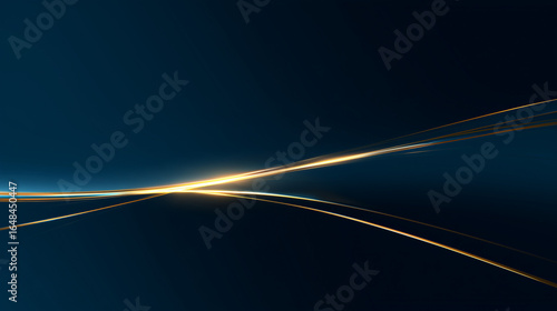 Abstract blue background with space theme for PPT design 