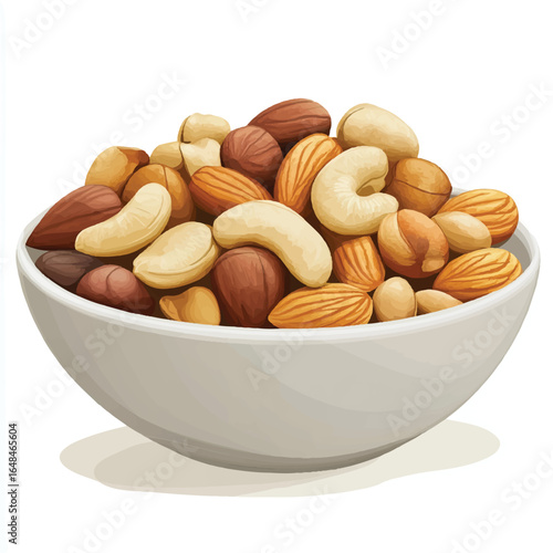 a handful of mixed nut