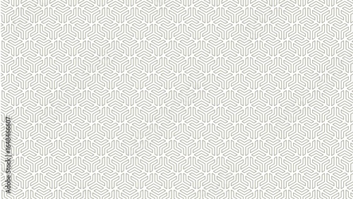 Geometric pattern of interlocking y shapes lines
