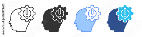 Behavior Multi Style Icon Set Vector Collection 