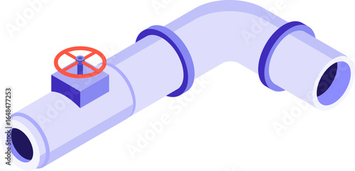 Isometric Oil, Gas, and Petroleum Industry Icons Vector