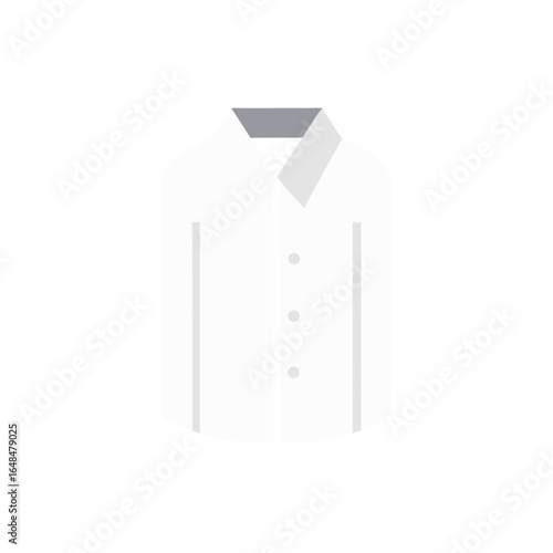Crisp white button-down shirt offers timeless professional style for modern wardrobes