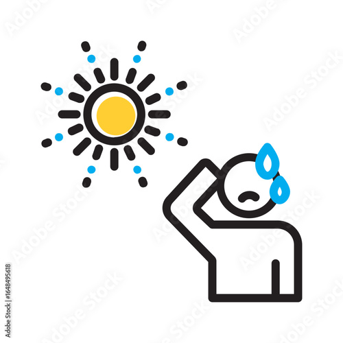 Vector multi color icon for Exposure