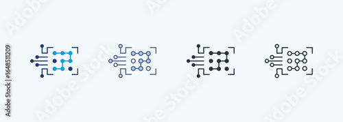 Pattern Recognition Multiple Style Icon Collection