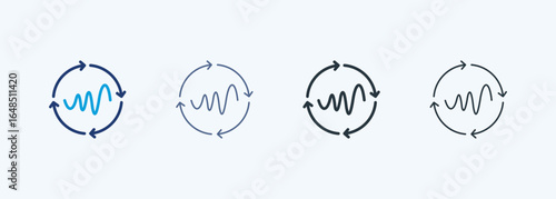 Signal Processing Multiple Style Icon Collection