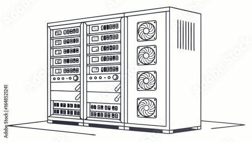 Explore server rack cabinet data center hosting infrastructure it equipment cooling system for business solutions