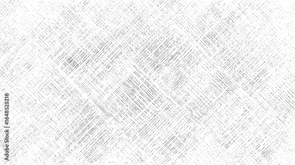 Fototapeta premium Diagonal grunge line texture with abstract crosshatch pattern. Rough etched overlay background. Distressed grid for vintage scratch effect.