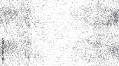 Grunge scratched worn texture. Horizontal distressed lines in grunge style. Dirty rough border background with noise and damage effect.