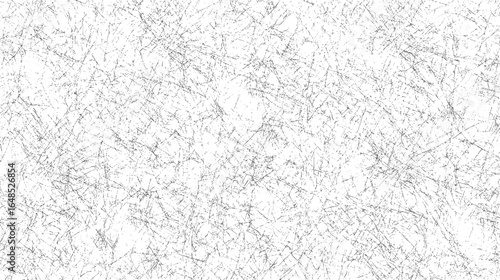 Grunge scratch chaotic line texture. Abstract cracked distressed background. Messy etched overlay surface. Dynamic sketch scratch effect.
