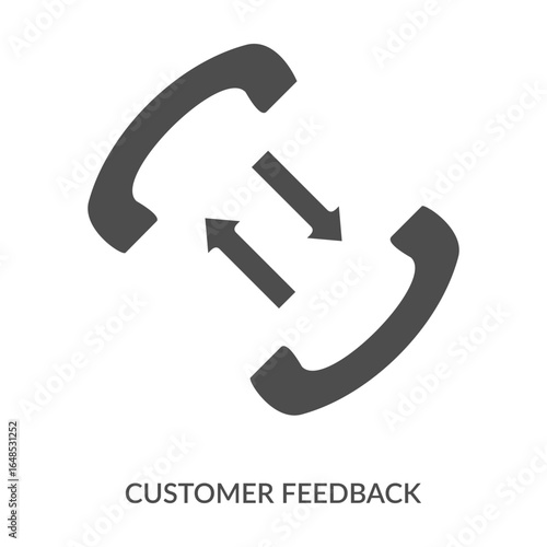 Customer Feedback Icon Line Style. Design Vector Illustration