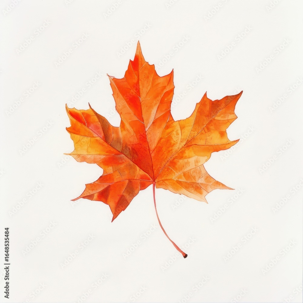 Fototapeta premium Maple leaf plant tree.