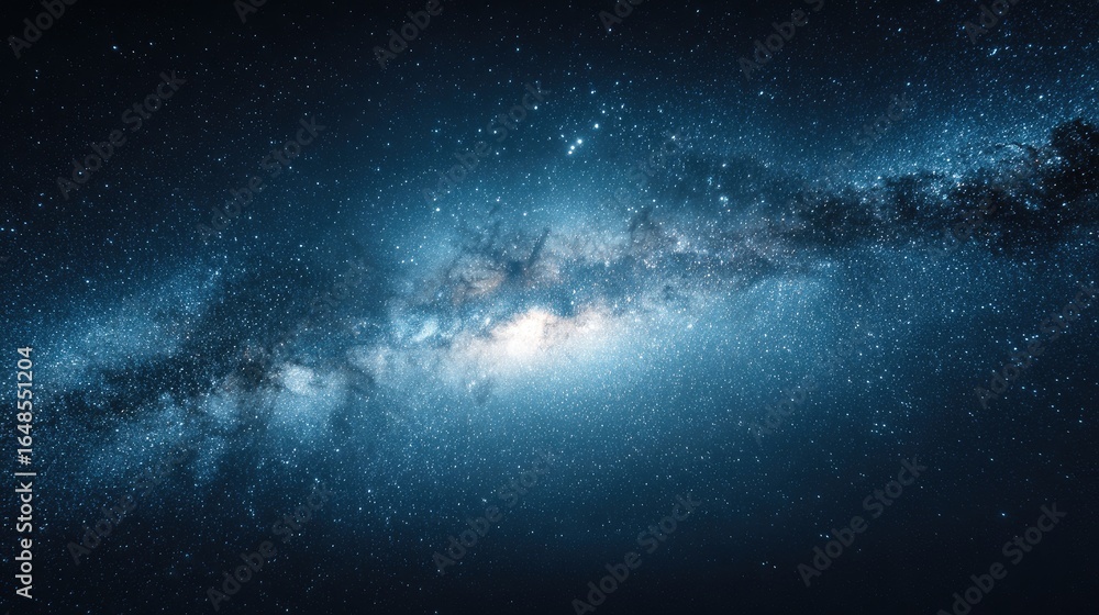 Fototapeta premium Vast expanse of space, Milky Way galaxy