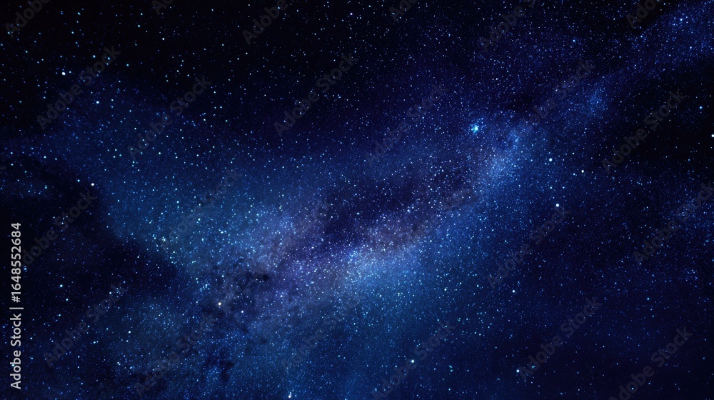 Fototapeta premium A vast expanse of space, filled with stars and the Milky Way
