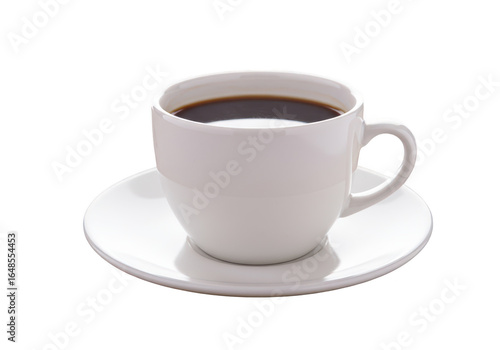 Wallpaper Mural White cup of coffee isolated on transparent background Torontodigital.ca