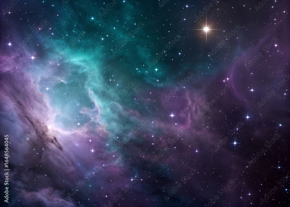 Beautiful deep space scene with glowing purple nebula, sparkling stars, and a bright galaxy flash on a black background, creating a stunning astronomy-inspired cosmic night illustration for design. Beautiful deep space scene with glowing purple nebula, sparkling stars, and a bright galaxy flash on a black background, creating a stunning astronomy-inspired cosmic night illustration for design.