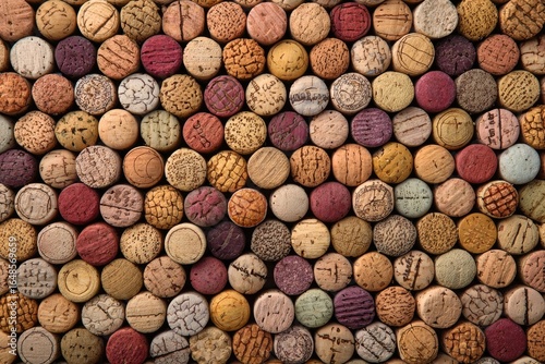 Close-up cork stoppers