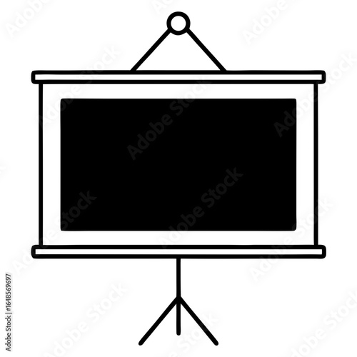 tv set isolated on white