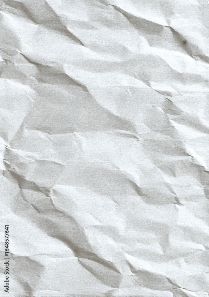 Obraz premium Crumpled white paper texture (1)