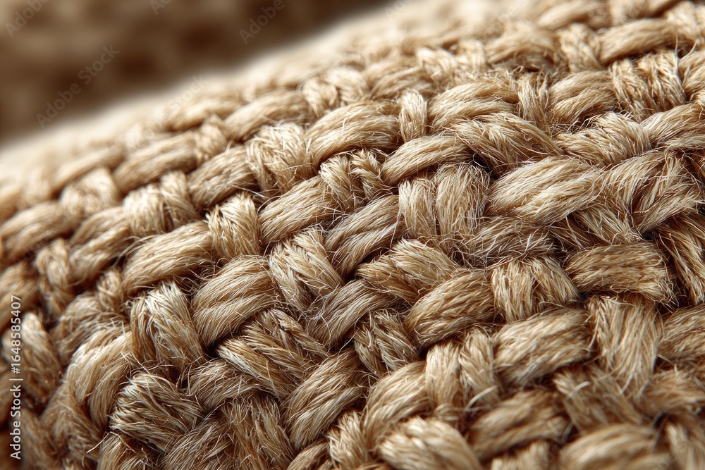 Close-up of woven natural fabric Close-up of woven natural fabric