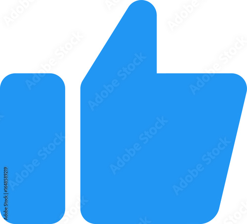 vector of a thumbs up icon, like icon.