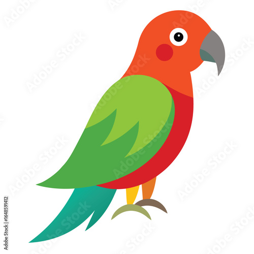 Parrot White Background