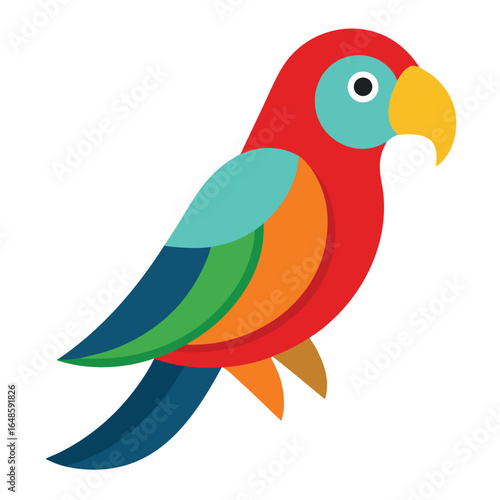 Parrot White Background