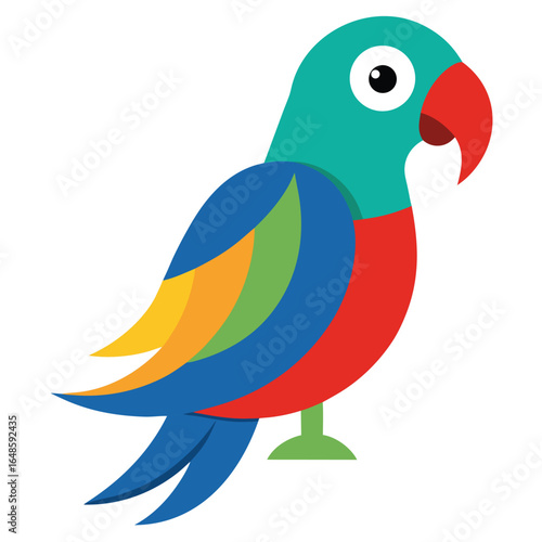 Parrot White Background