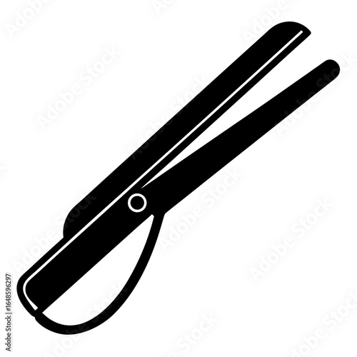 Hair Straightener Silhouette