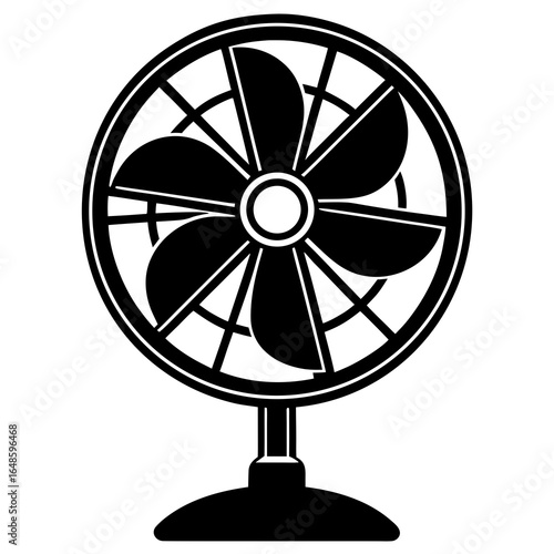 Electric Fan Silhouette