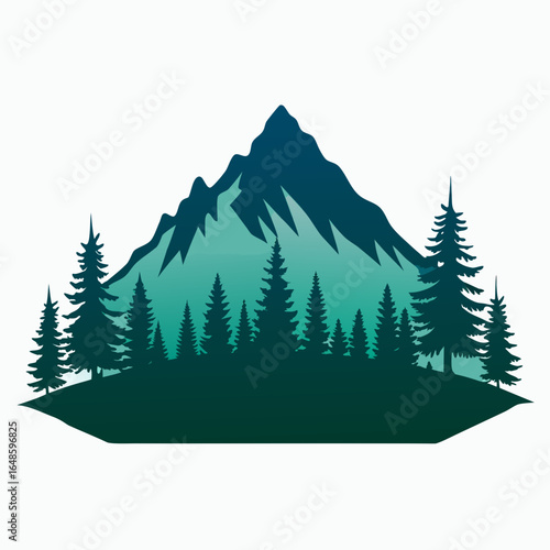 Mountain Landscape Vector
