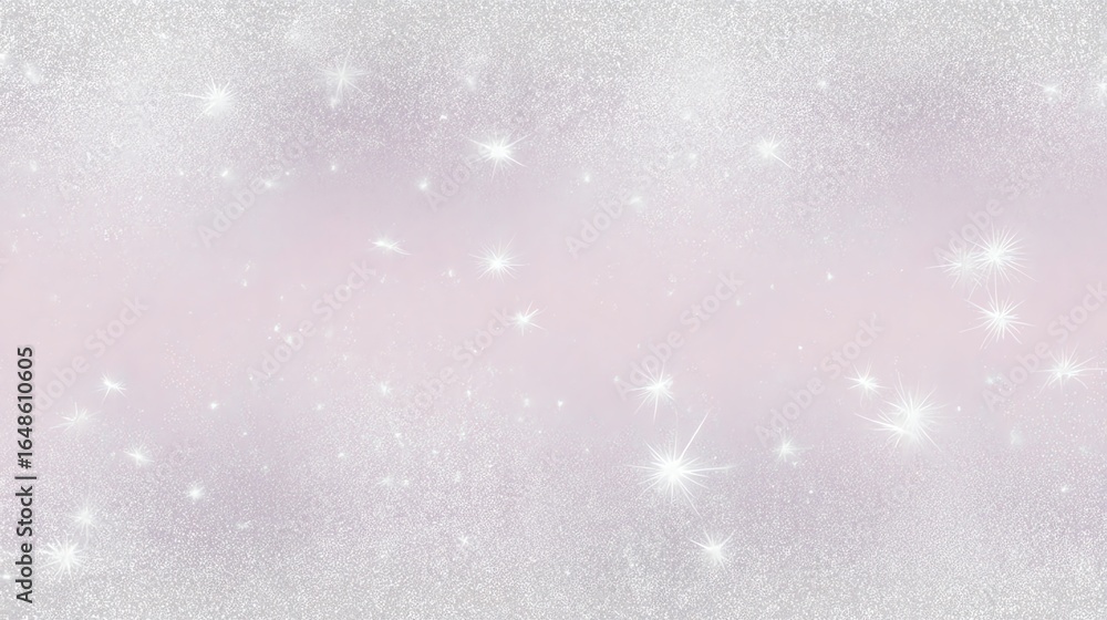 Fototapeta premium Sparkling Glitter Background with Soft Pink and Silver Tones