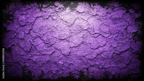 Cracked purple textured surface with dark edges