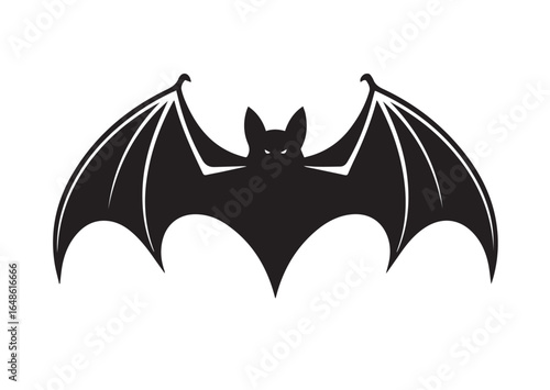 Bat silhouette vector illustration