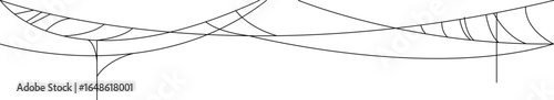 Halloween Spider Web Header