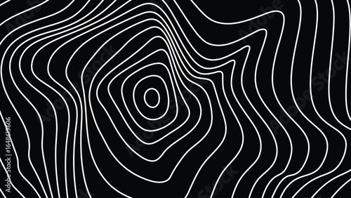 Wavy Line Seamless Pattern Elegant Continuous  with Fluid Flowing Curves and Modern Rhythmic Wave Geometry for Fashion Prints, Branding, and Wallpapers