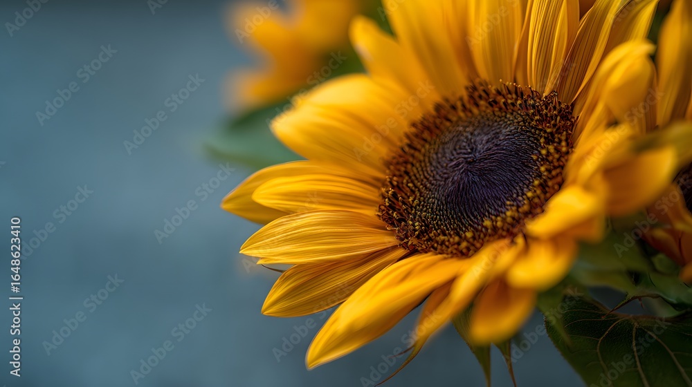 Obraz premium Close-up view of a vibrant sunflower.