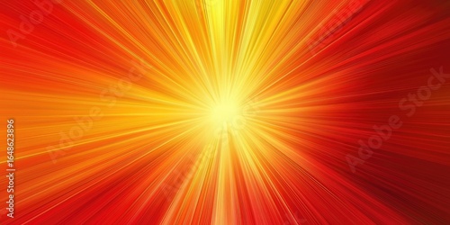 Bold red to golden yellow radial gradient glow