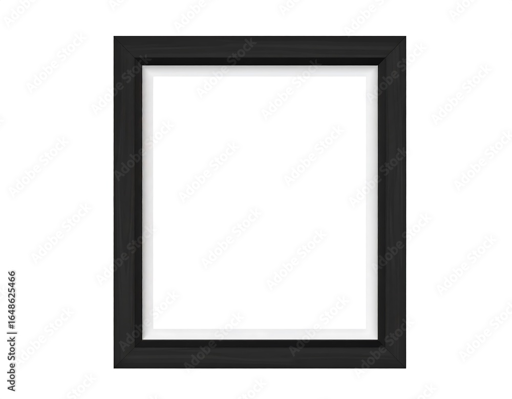 Black picture frame, empty Black picture frame, empty