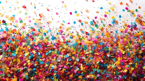 Bursting with Celebratory Confetti at a Festive Event