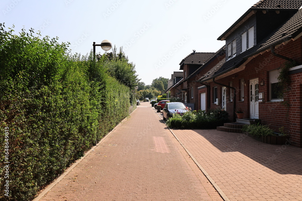 Fototapeta premium Blick in den Stadtgarten von Waltrop im Ruhrgebiet