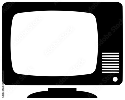 Television screen and television remote control with antenna cable receiver transmitter tuner monitor set