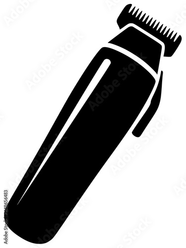 Trimmer for precise cutting and styling with adjustable blade in a beauty salon setting naturally